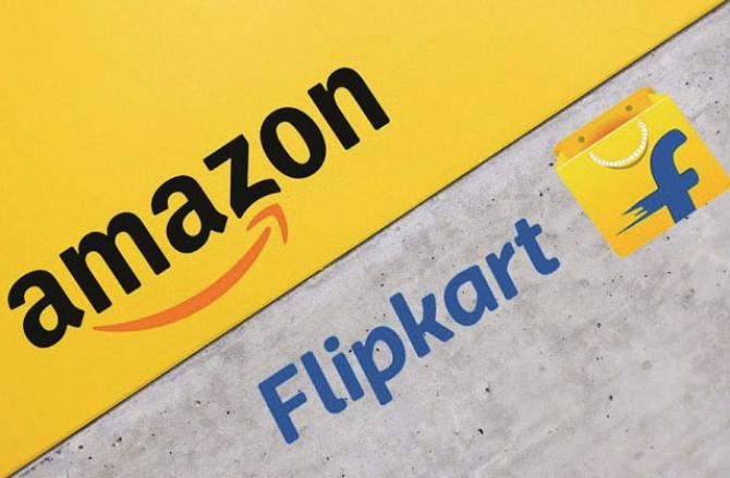 Flipkart and Amazon Competition Commission of India`s investigation..Picture:INN